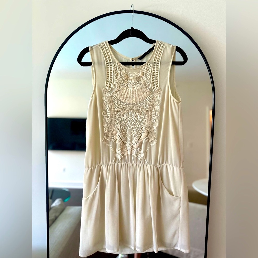 Embroidered Zara Mini Dress